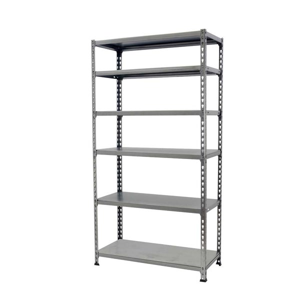 PROREGAL Schwerlastregal Giant Metal Shark HxBxT 250 x 100 x 40 cm Fachlast 180 kg Grau