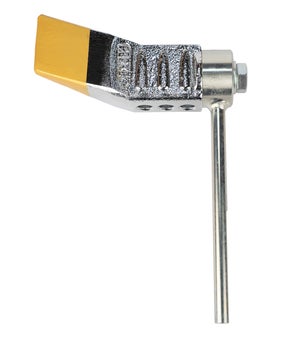 Spaltkeil aus Metall mit Griff zur manuellen Holzspaltung