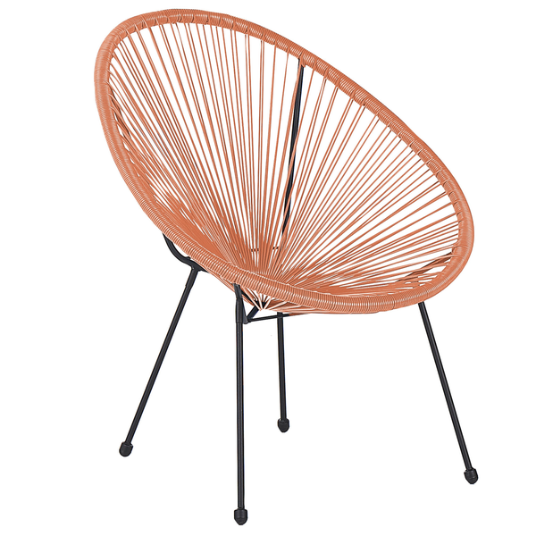 Gartenstuhl ACAPULCO II Polyrattan Orange