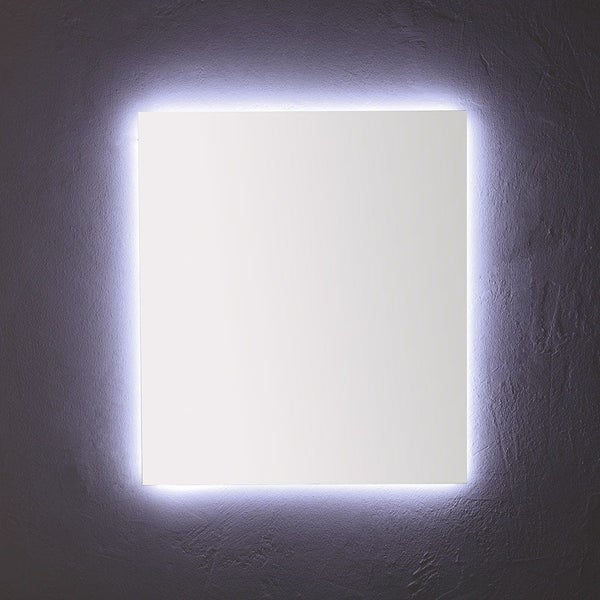 Hintergrundbeleuchteter Badezimmerspiegel 80x70 cm
