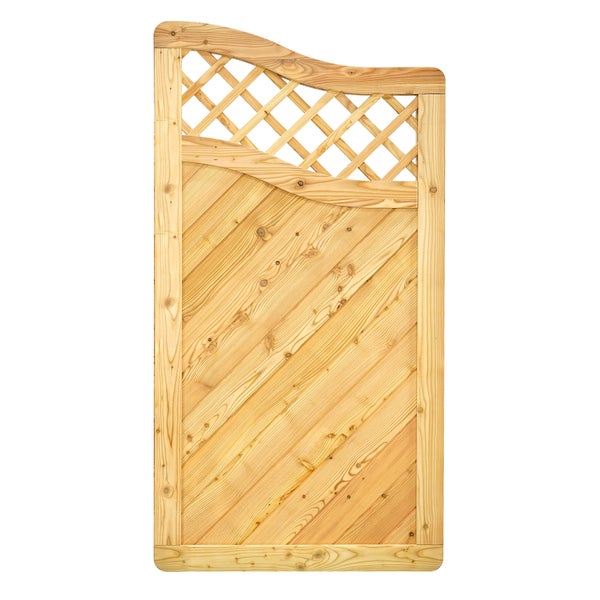 Holzzaun mit Lattenmuster für den Garten