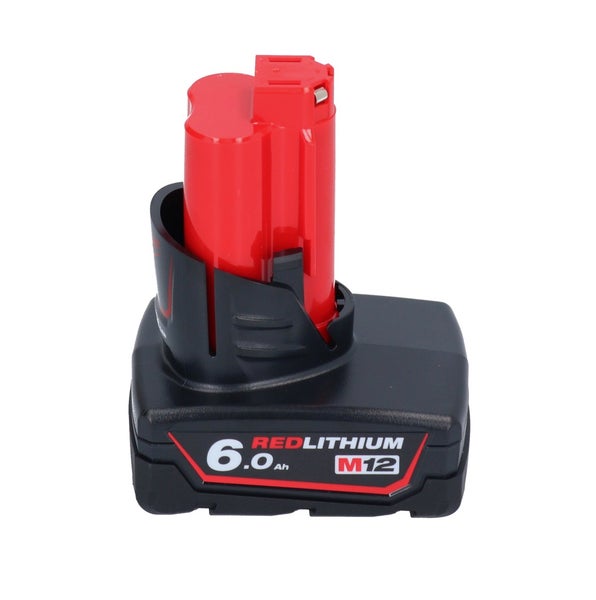 Milwaukee M12 Akku mit 6,0 Amperestunden für Elektrowerkzeuge.