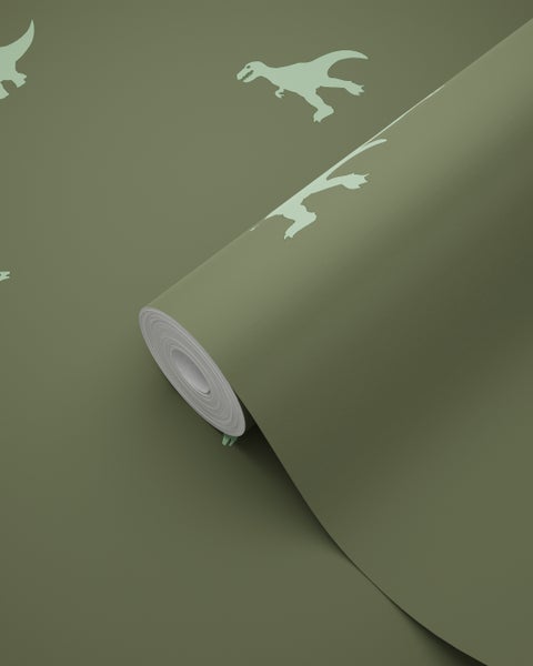 Tapetenrolle mit Dinosaurier Muster