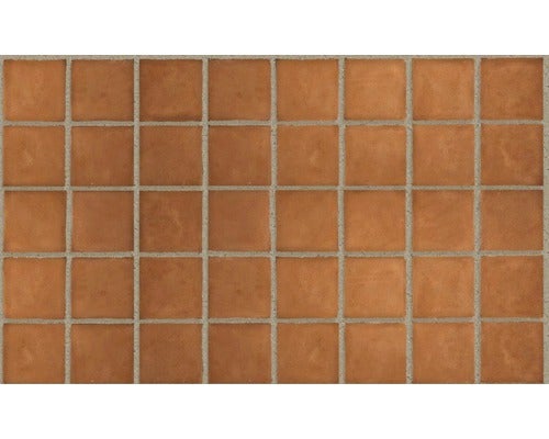 Terracotta Wand- und Bodenfliese Dublin orange, 150x150x18 mm