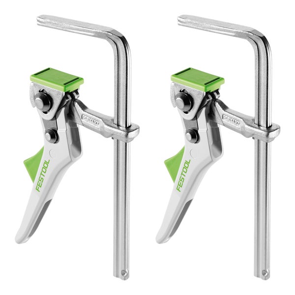 Festool Hebelzwingen Set aus Stahl für Führungsschienen und Multifunktionstische.