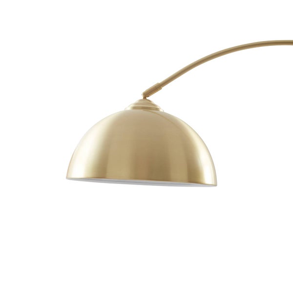 Lindby Stehlampe (Bogenleuchte) Lennart (Modern) in Gold / Messing aus Metall (1 flammig, E27) - Bogenlampe Stehleuchte Floor Lamp Standleuchte Wohnzimmerlampe Wohnzimmerleuchte