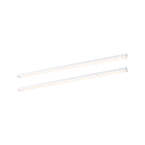 LED Unterschrankleuchte Inline Erweiterungsset 3000K dimmbar 2x6W 550x26mm 2x500lm 24V Weiß matt