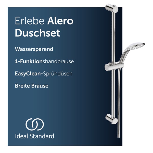 Alero Duschset mit Handbrause und Brausestange