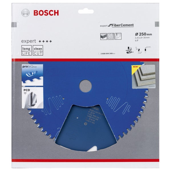 Bosch Logo. Bosch Expert Fiber Cement Sägeblatt, Durchmesser 250 Millimeter