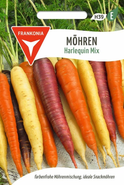 Möhren Harlequin Mix Samenpackung