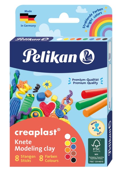 Pelikan Kinderknete Creaplast, 8er Set