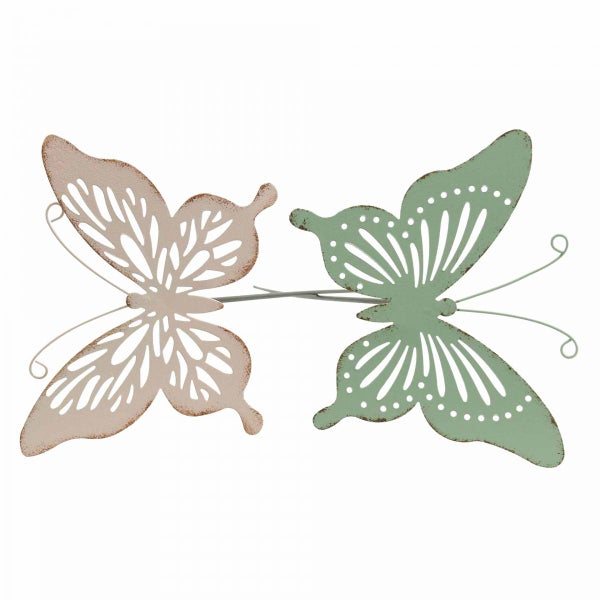 Dekorative Schmetterlingswanddekoration aus Metall