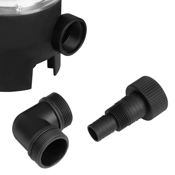 VONROC Tauchpumpe Schmutzwasserpumpe - Wasserpumpe für Schmutzwasser Keller - Flachsaugend - Gartenpumpe für sauberes Wasser mit integriertem Schwimmer (1100W - 20000l/h)