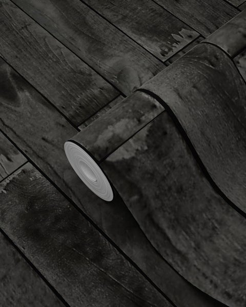 Tapetenrolle mit Holzplankenmuster