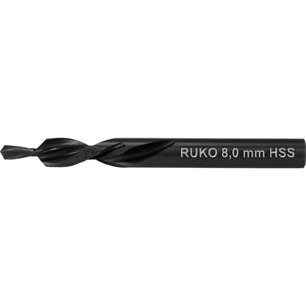 RUKO Spiralbohrer, 8,0 mm, HSS