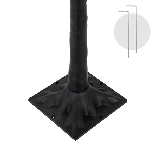 ECD Germany LED-Baum 120 cm mit 480 warmweißen LEDs, Künstlicher Weihnachtsbaum, Lichterbaum mit sternförmigen Lampen, Deko-Baum für Weihnachten, Flexibel Zweige, Weihnachtsdeko für Innen & Außen IP44