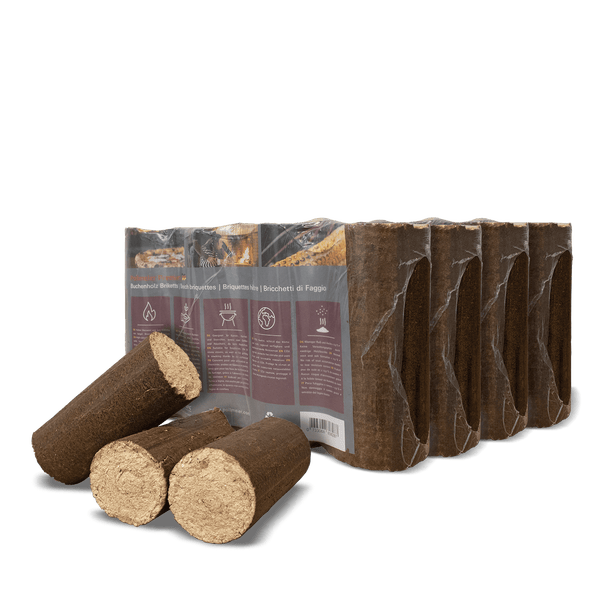 Pollmeier Premium Buchenholz Briketts 6kg x 5 Gebinde 30kg