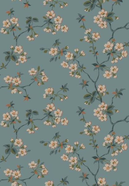 Tapete mit Blumenmuster