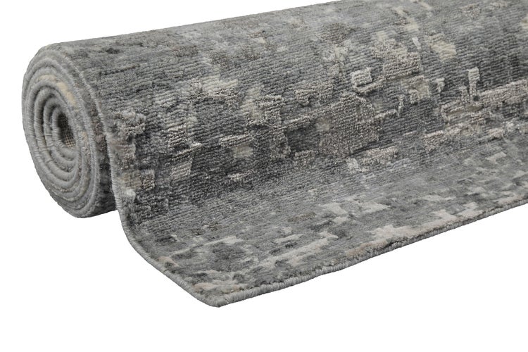 Esprit Kurzflor Teppich Grau aus Wolle Brookville 200x300 cm