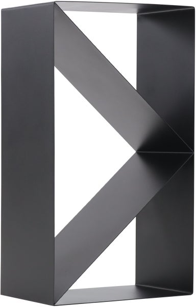 Dekoratives Wandregal in geometrischem Design