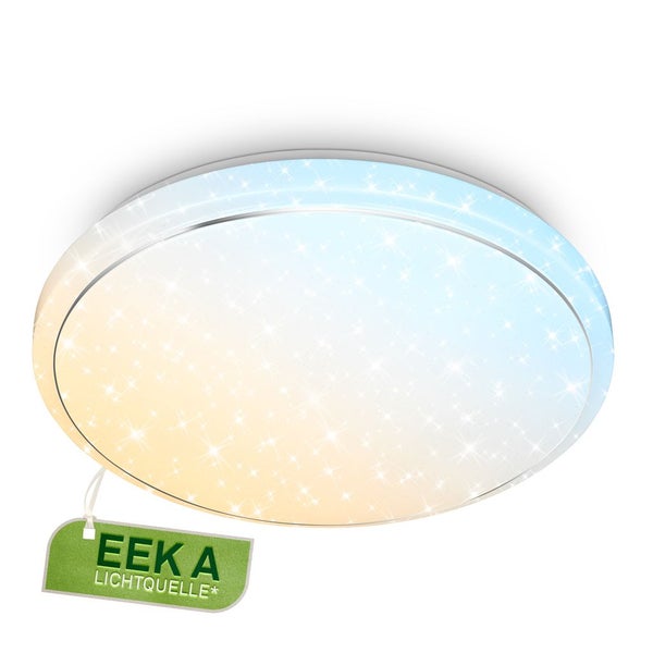 Runde Deckenleuchte mit Sternenhimmel-Optik und Energieeffizienzklasse A