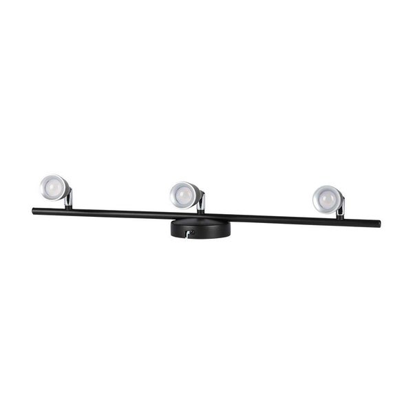 V-TAC VT-813-B-N - LED-Wandleuchten mit Dreifachkopf - IP20 - Schwarz - 13.5W - 1260 Lumen - 3000K