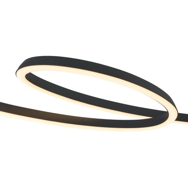 Geschwungene LED Deckenleuchte in modernem Design