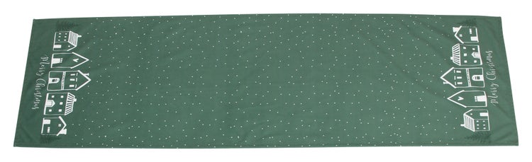FRANK FLECHTWAREN | Tischläufer Winterdorf, POLYESTER, 40 x 140 cm