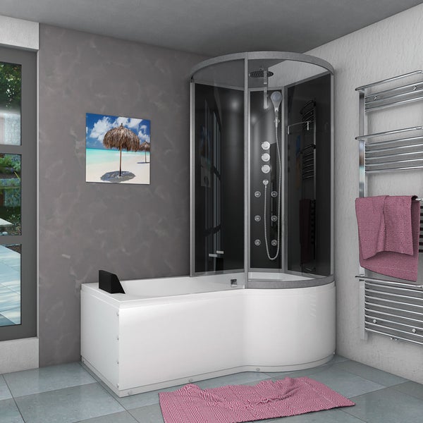 Wanne Dusche Kombination sw K50-L32 170x100