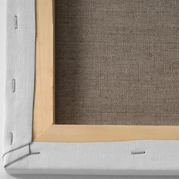 Leinwand  Leinen 2er Set 50x40 cm (LxB) 430 gsm, dreifach grundiert, malfertig bespannt weiß