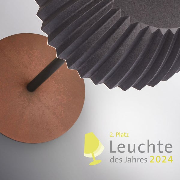 LED Akku Tischleuchte mit Touchdimmer 2W 200 lm 2700 K H 36,5 cm Riffle anthrazit