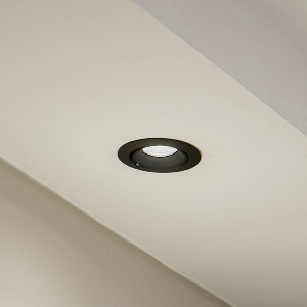 Arcchio LED Hochvolt Einbaustrahler Harcos (Modern) in Schwarz aus Aluminium (1 flammig, ) - Strahler Einbauleuchte Deckenleuchte Wandleuchte Wohnzimmerleuchte