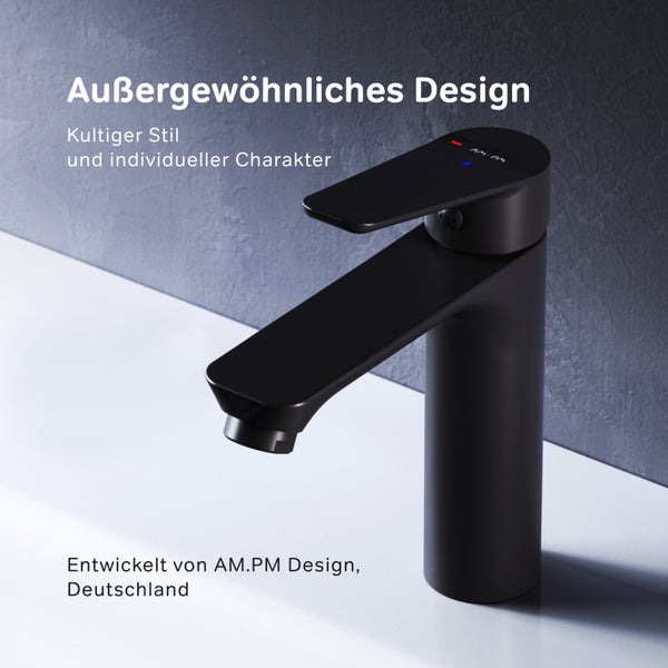 Moderne Waschtischarmatur von AM.PM in zeitlosem Design für das Badezimmer.