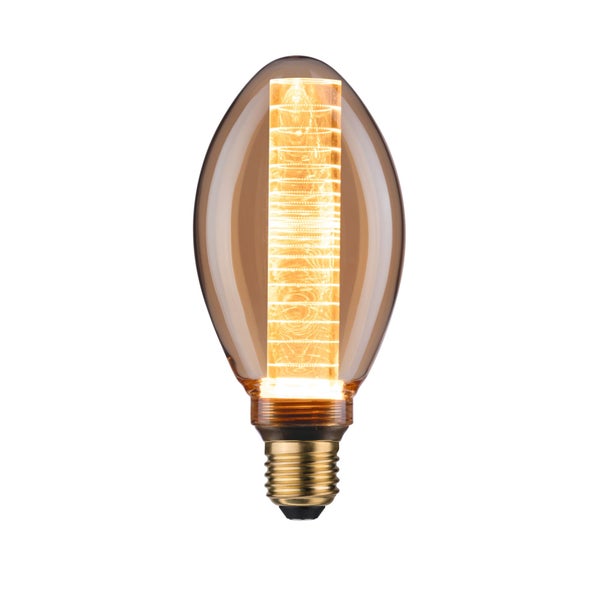 Inner Glow Edition LED Birne Innenkolben Ringmuster E27 230V 230lm 4W 1800K Gold