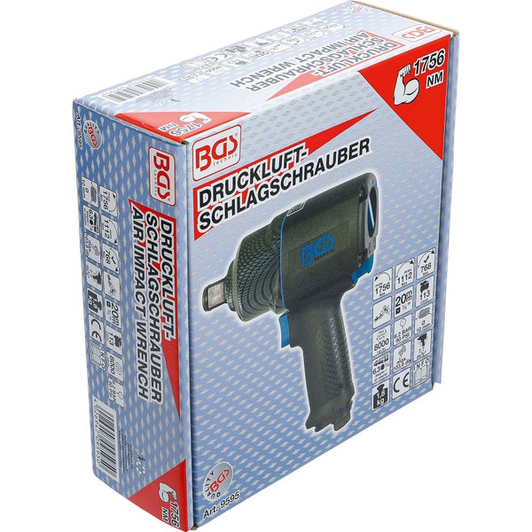 BGS technic Druckluft-Schlagschrauber in Originalverpackung