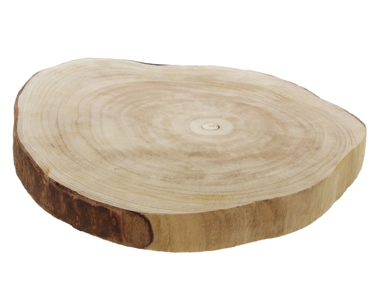 FRANK FLECHTWAREN | Baumscheibe Wood, HOLZ, ca. Ø 40 x 5 cm, ohne Deko