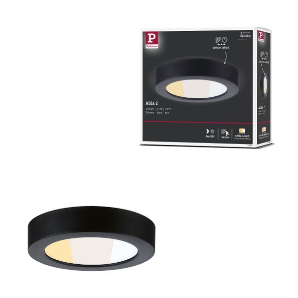 Paulmann Abia 2 Deckenleuchte in Schwarz mit Verpackung