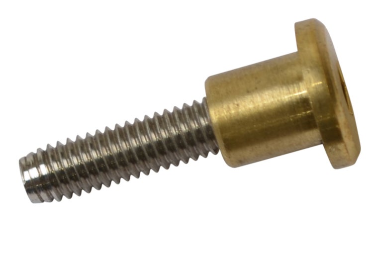 Ersatzteile Teakmöbel Ersatzschraube Messing/Edelstahl Hülsenschraube 40-mm