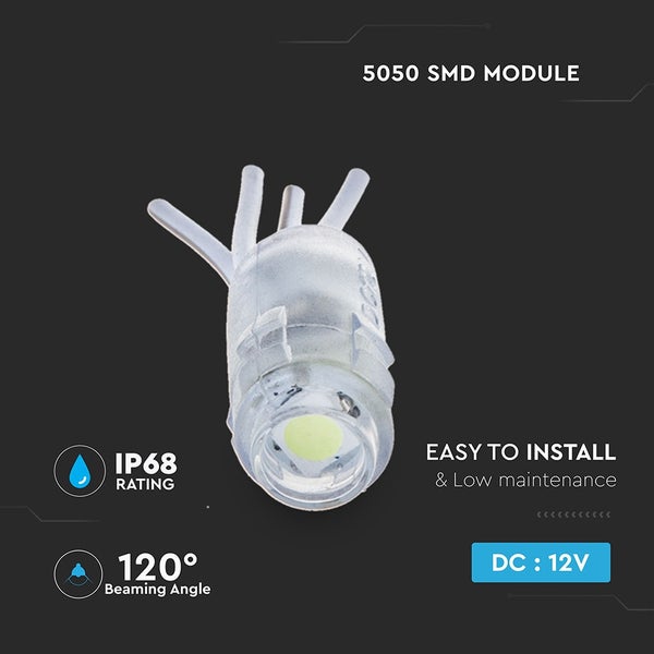 5050 SMD Modul mit IP68 Schutzart und 120 Grad Abstrahlwinkel