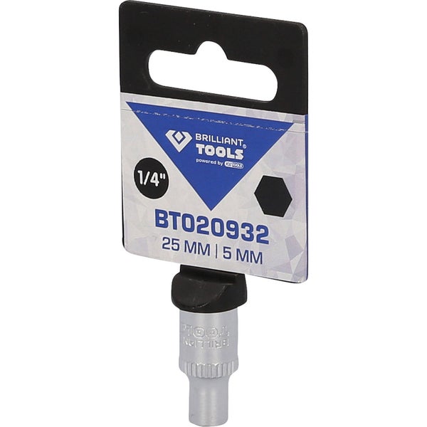 BRILLIANT TOOLS 1/4 Sechskant-Stecknuss 5 mm - BT020932