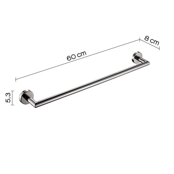 60 cm Handtuchstange für die Wandmontage geeignet  | Loto