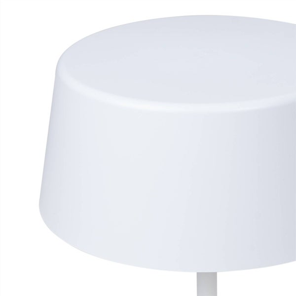 Lindby LED Tischlampe Milica ( Touchdimmer) dimmbar (Skandinavisch) in Weiß aus Metall (1 flammig, ) - Tischleuchte Schreibtischlampe Nachttischlampe Touch Lampe Wohnzimmerleuchte