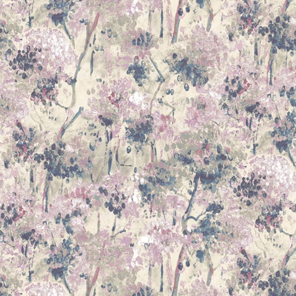 Tapete mit abstraktem Blumenmuster