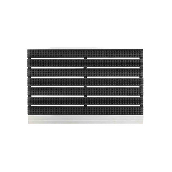 Fußmatte aus Gummi und Metall