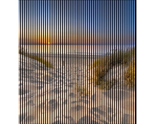 Akustikpaneel digital bedruckt Strand 1  19x2253x2400 mm Set = 4 Einzelpaneele