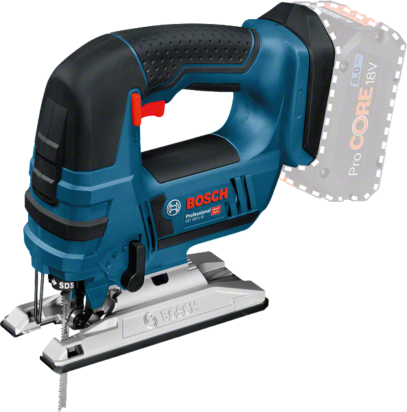 Bosch Akku-Stichsäge GST 18V-LI B Solo inkl. Zubehör-Set inkl. Stichsägeblatt-Box Holz/Metall in L-Boxx