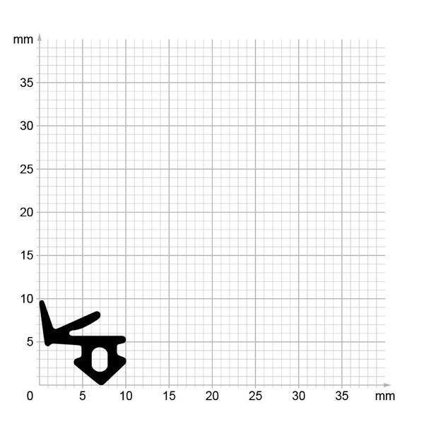 DIWARO. | Lippendichtung LP373 | schwarz | 5 Meter