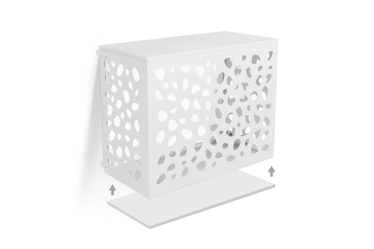 Wandhängende Klimaanlagenverkleidung mit Lochmuster