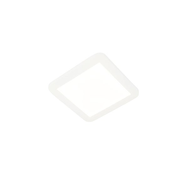 Deckenleuchte weiß 22,5 cm inkl. LED 3-stufig dimmbar IP44 - Steve