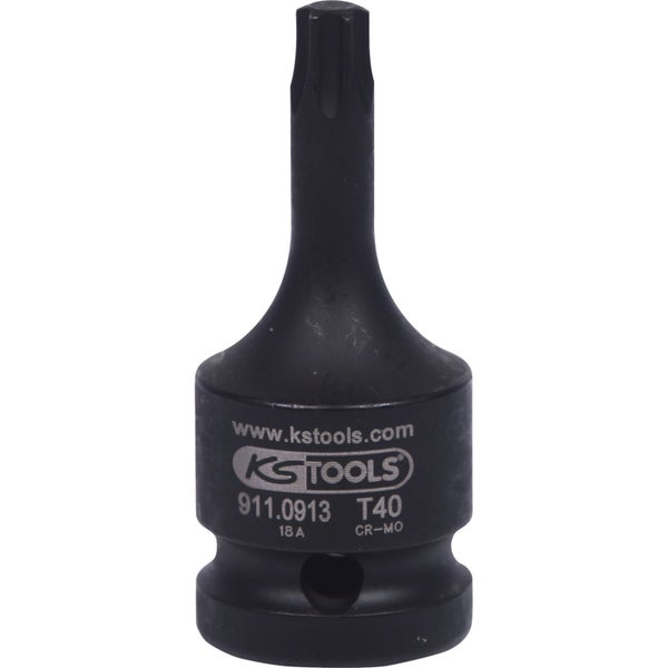 KS TOOLS 1/2 Kraft-Bit-Stecknuss Torx kurz T40 - 911.0913